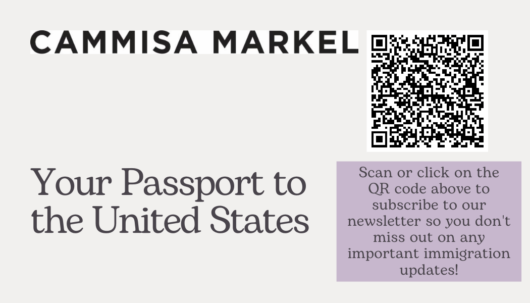CM newsletter subscription QR code card